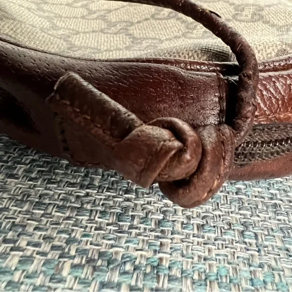 Gucci Plus Mini Tan and Brown Crossbody Bag with Iconic Monogram - Picture 10 of 16